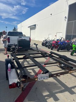 Double jet ski trailer