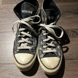 Noah Kahan Custom Platform Converse Woman’s 7.5