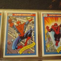 Mint Marvel Spider Man Card I Also Have Full 1990 Full Album Of Marvel Cards 