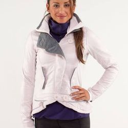 Lululemon Pedal  Power white jacket size 4 like new