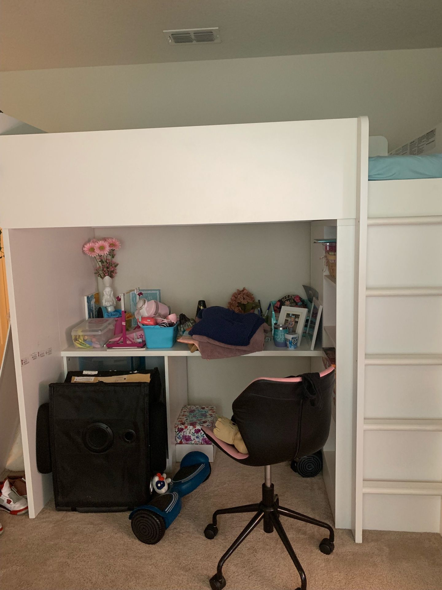 Loft Bed and Desk