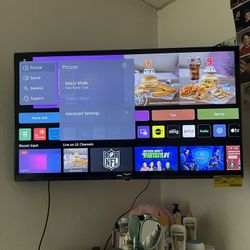 50” 4K Ultra HD Thin Smart LED TV.