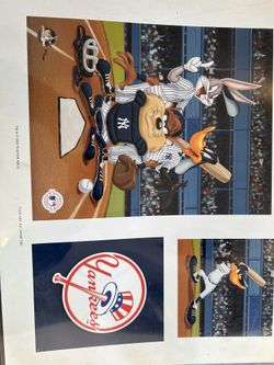 Yankees Looney Tunes Art 