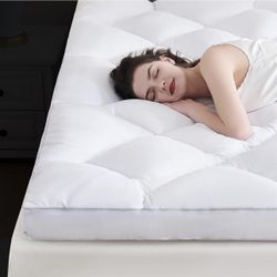 New Sealed-DOWNCOOL 3 Inch Twin Mattress Topper, Ultra Thick and Fluffy Supportive Memory Foam Mattress Topper for Body Pain, Mattress Pad with Breath