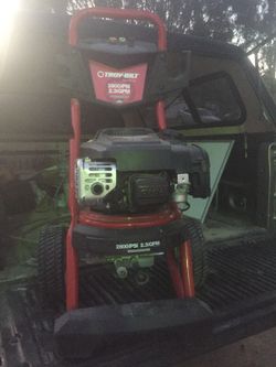 Troybilt pressure washer