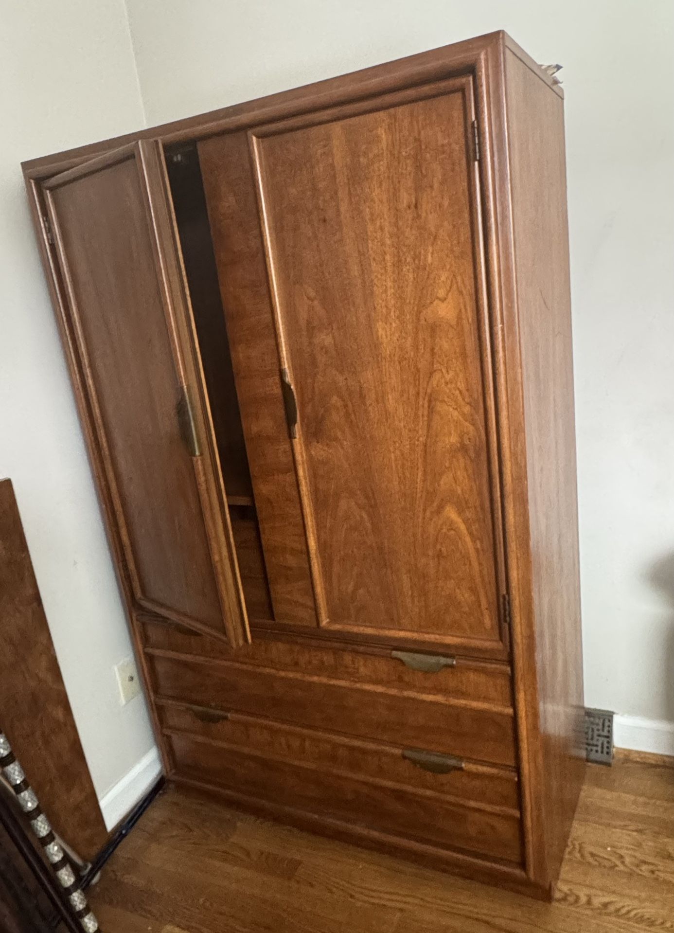 Hardwood armoire
