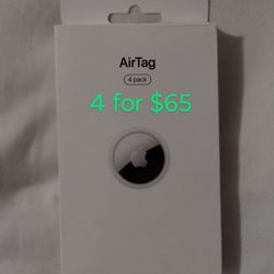 4 Apple Airtags $65