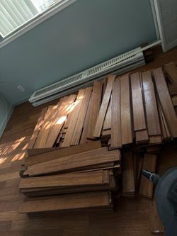 Hardwood  Real Wood Flooring Planks Lot