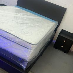 Cama Queen Sin Colchón 