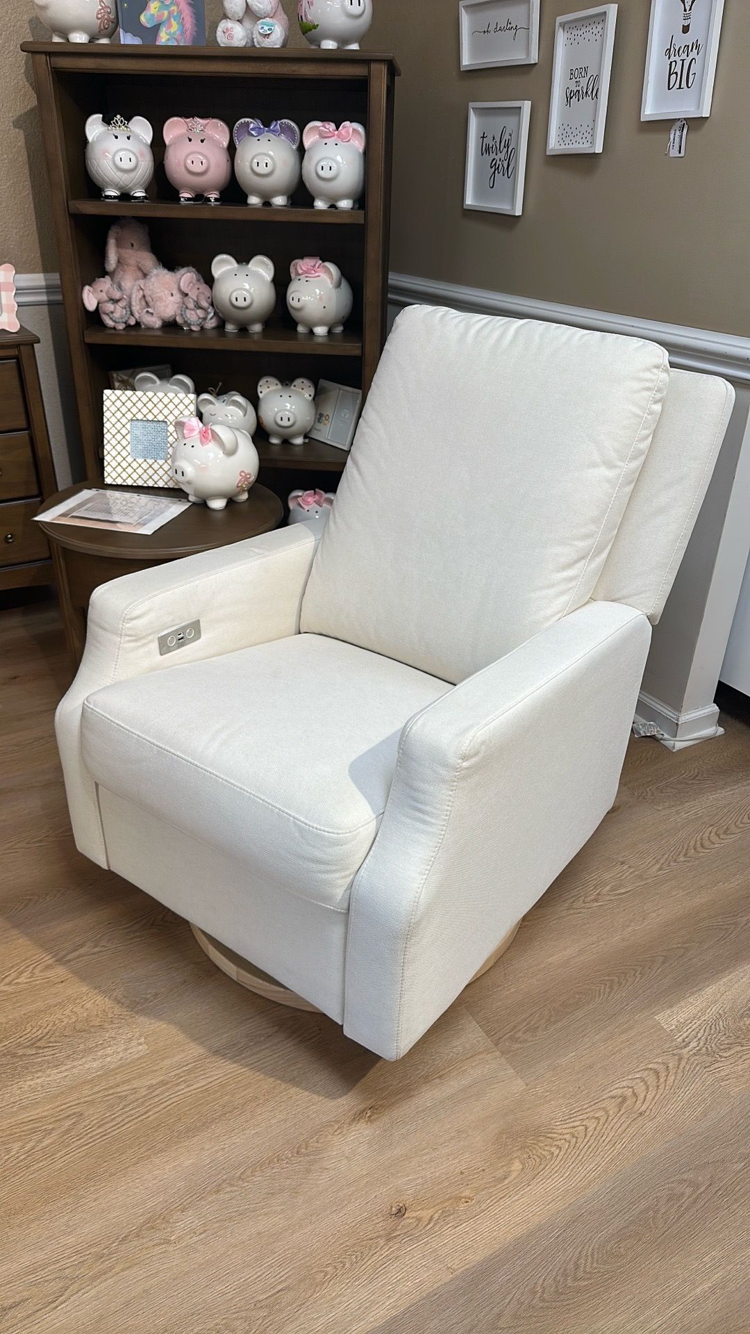 Namesake Crew recliner power