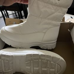 Botas De Invierno Para Mujer Color Blanco 