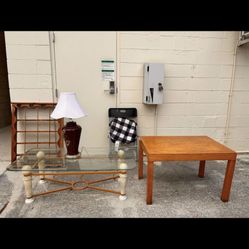 Household Furniture And Decorations From $5 And Up 🎁🍀🎈Send Me An Offer, Table, Chair, Lamp, Side Table, Organizer, Coffee Table, Glass Table, Deal 