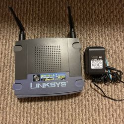 LINKSYS Wireless-G 2.4 GHz 54 Mbps 4-Port Broadband Router Model WRT54G Ver 6