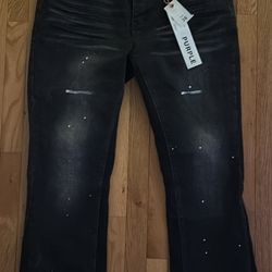 Brand New Size 36 Purple Brand Flared Jeans 