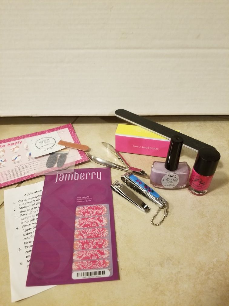 Nail care lot.