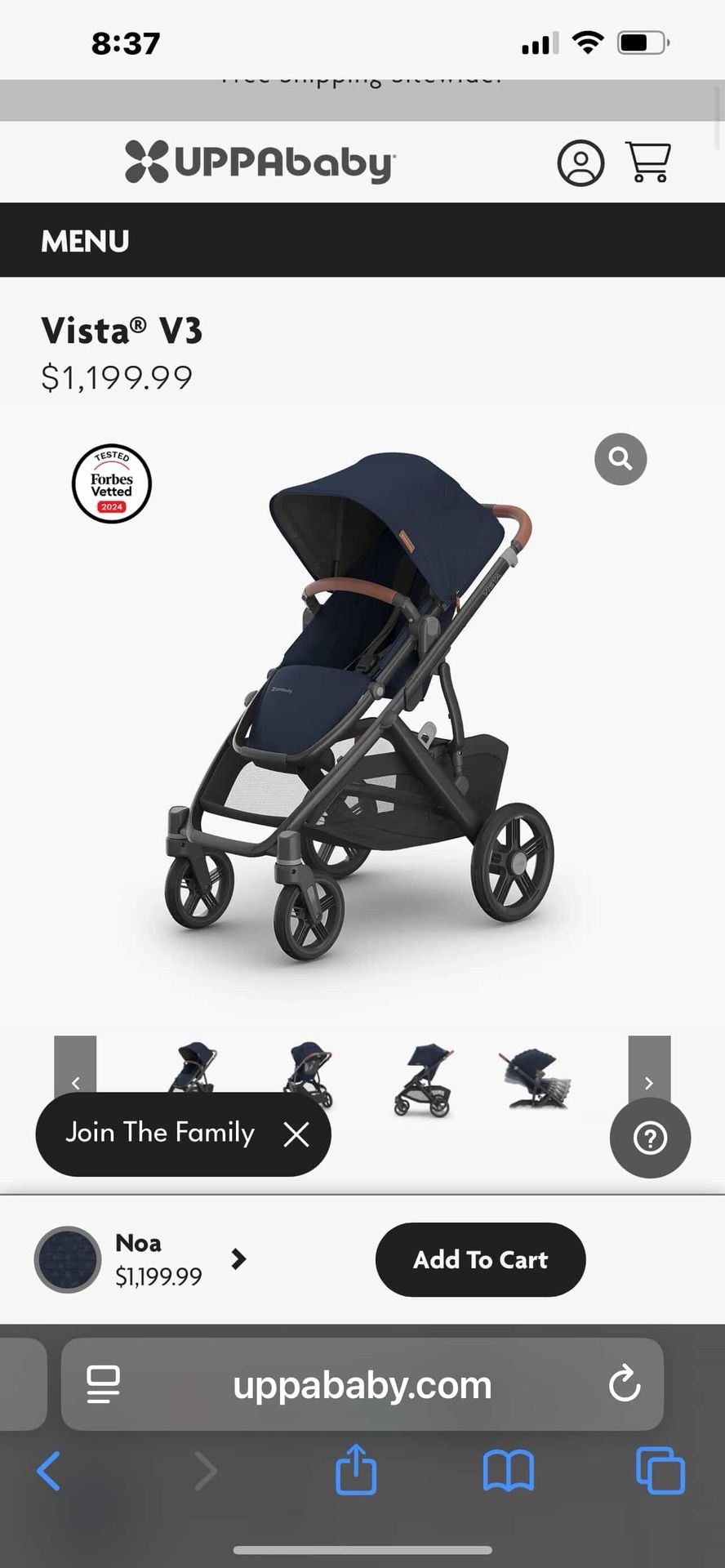 Uppa Baby Stroller