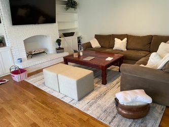 Crate and Barrel 4 Piece Sectional Couch