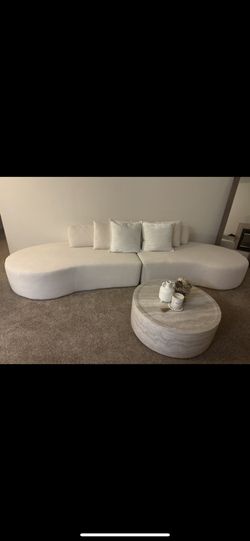 Beige Modern Style Couch