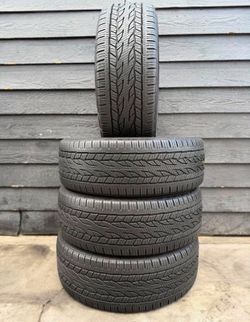 255 55 20 Continental I sell this Seth of tires with 80% life the 4