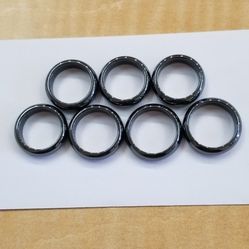 Seven New Hematite Rings