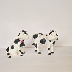 Pair🐄 (2) of VINTAGE ~Scioto Character Collectibles Figurines: RARE & HARD TO FIND COLLECTABLE🐄
Lounging & Sitting, Heavy Ceramic Cows. High quality
