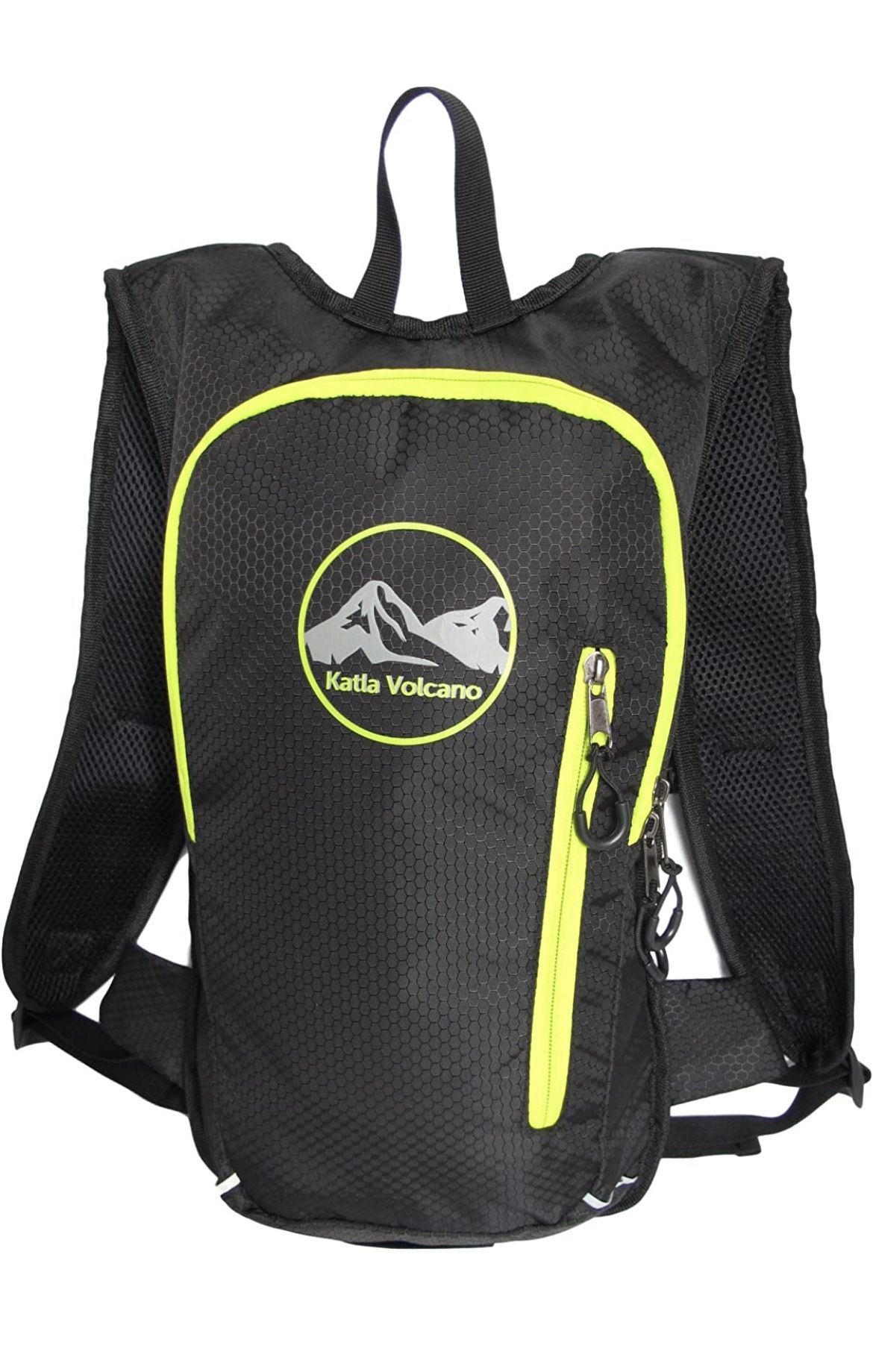 Hydration Backpack With 2L PBA Free Bladder, Hydration Travel Hike Hiking Bag, Large Small Compartments, Adjustable Straps, Sweat Proof