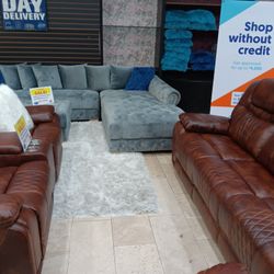 Santiago Brown Leather Reclining Sofa/Loveseat Sets---$1099---Wow!!!---Same Day Delivery Available 
