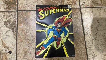 Superman cover print classic cover and Batman and robin cover.