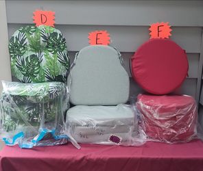 NEW: 4 PC Outdoor  Cushion Sets