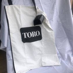 Genuine Toro Leaf Blower-Vac Replacement Canvas Bag with zipper