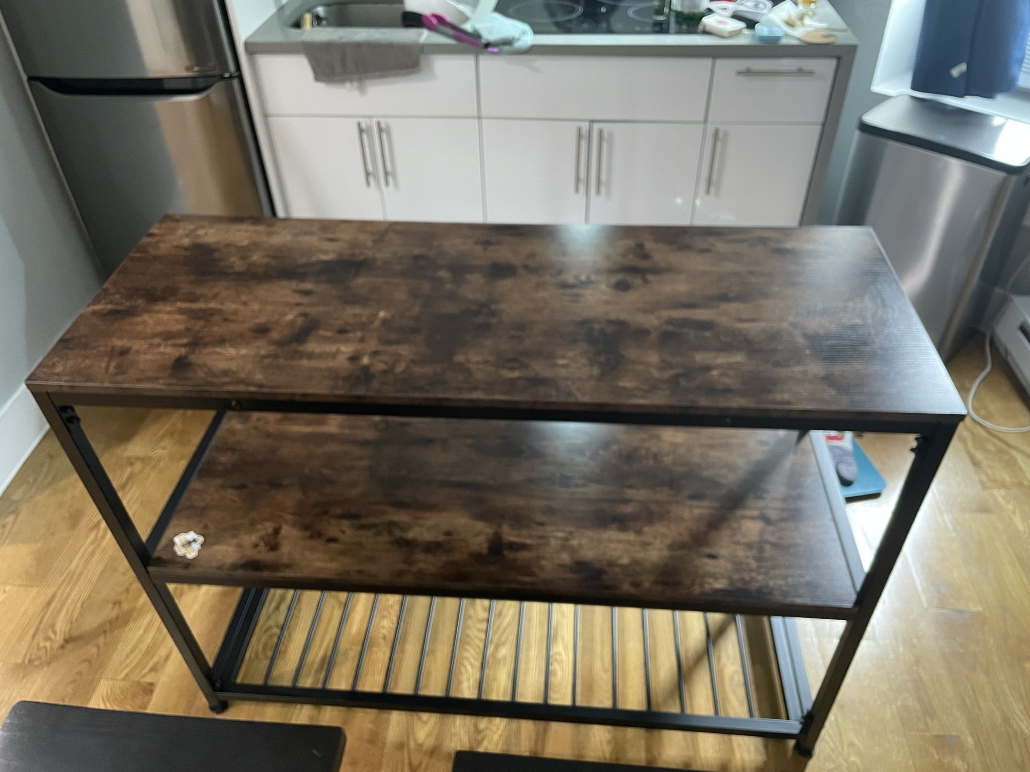 Breakfast Table With Two Stools