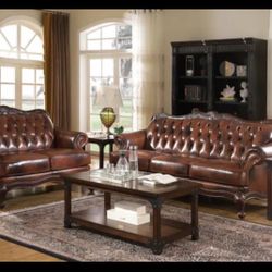 Sofa And Loveseat Couch Set With FREE RUG 