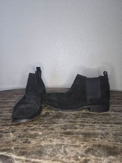 AllSaints Mens Black Suede Leather Boot Size: 43 EUR/ 10 US