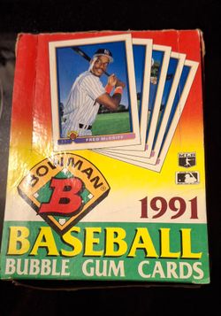 1991 Bowman Baseball Cello Box