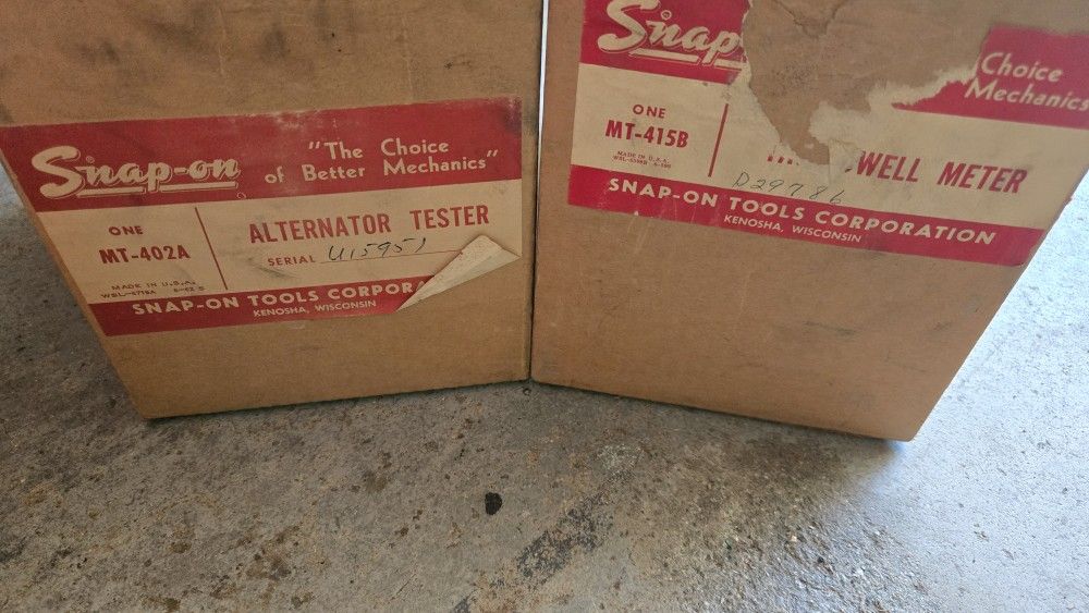 Vintage Snap On Testers