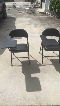 Chair with desk