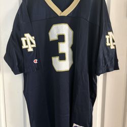 Notre Dame Football Jersey Size 52 Champion Joe Montana Vintage CLEAN
