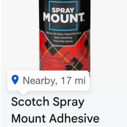 3M Mounting spray adhesive