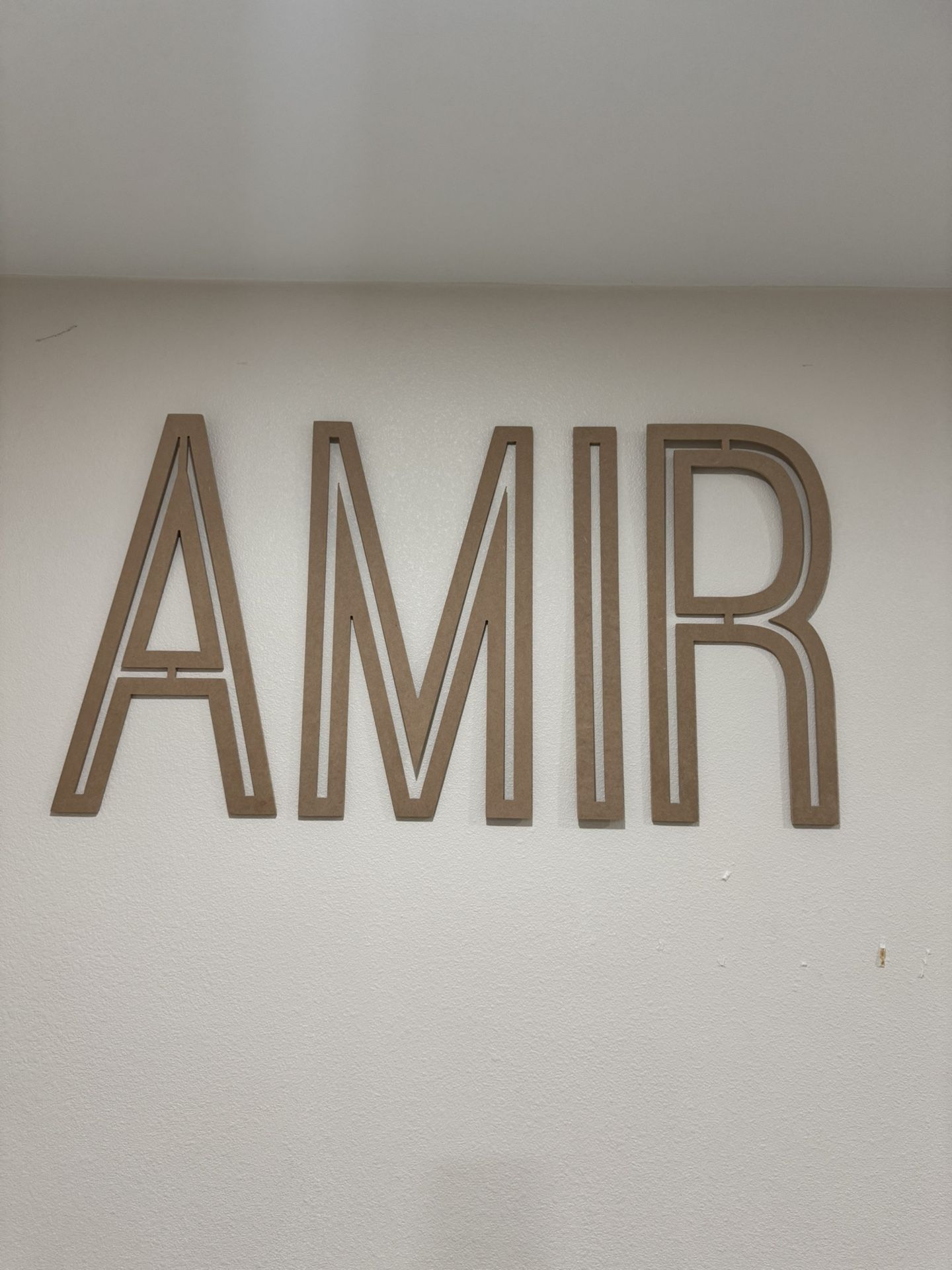 4 Wooden Letters