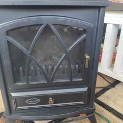 BlACK MEDIUM ELECTRIC FIRE PlACE,BRAND NEW