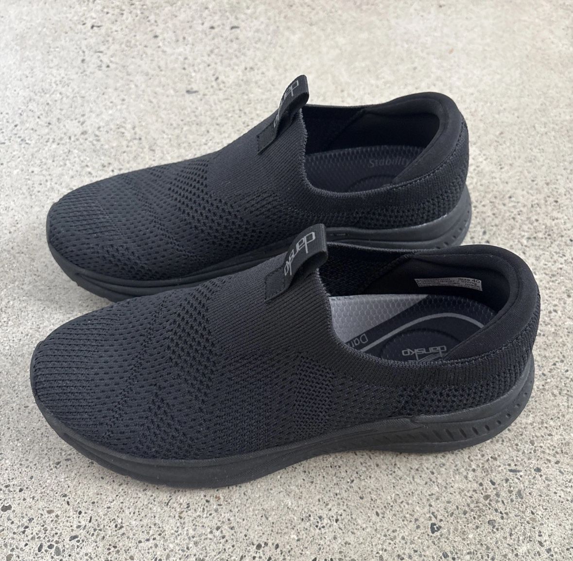 Dansko Pep Black Sneakers Size 40 US 10