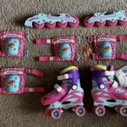 Kid girl’s roller skate