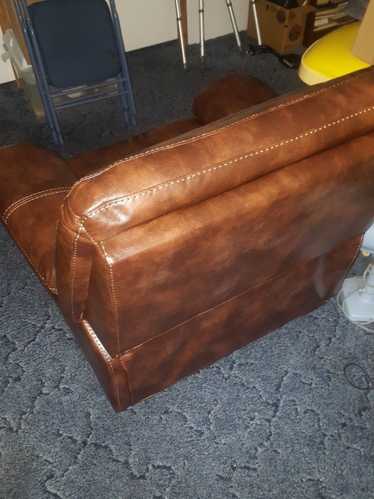 Leather(brown) Recliner
