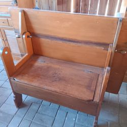  Antique Amish Bench/Table Combo