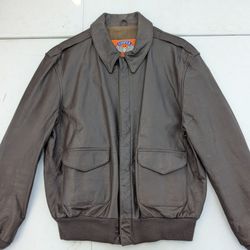 Leather Pilots Flight Jacket 