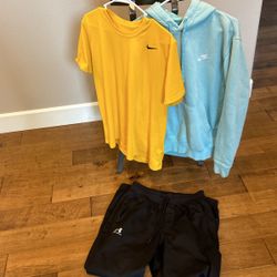 Men’s Medium Shirt, Pants, Sweatshirt 