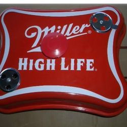 Collectable Rare Miller High Life Table Top BBQ Grill Open Box Never Used