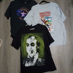 3 Shirts (One M And Two L