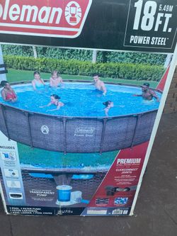 Coleman Power Steel 18ft Above Ground Pool Set