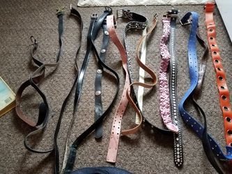 Belts all sizes Good Condition $1.00 each